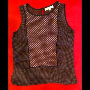 LOFT maroon print  top